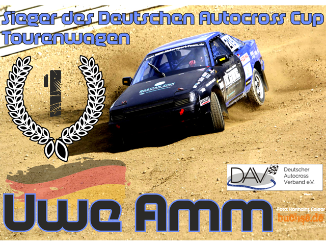 Uwe Amm Sieger Deutscher Autocross Cup 2015