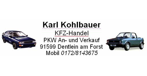 Kohlbauer KFZ-Handel